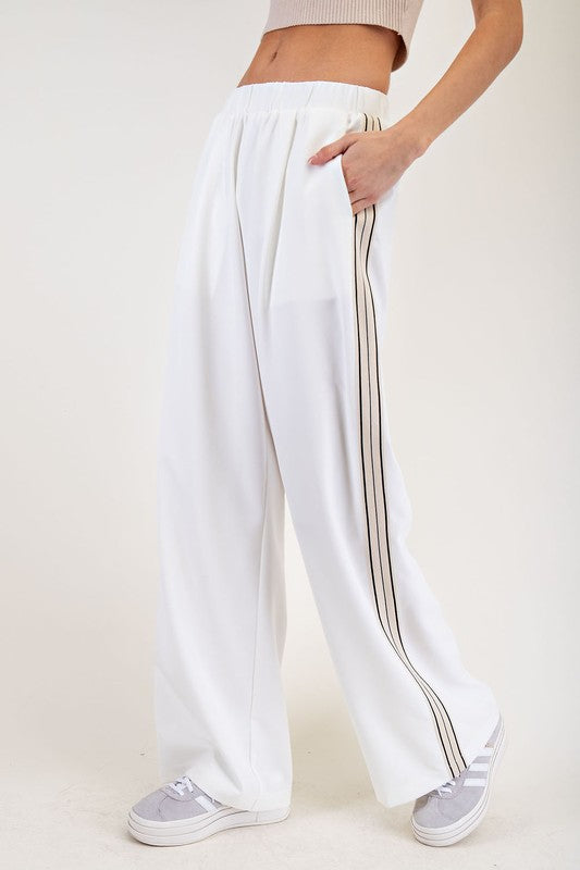 ALLY Contrast Stripe Track Pants