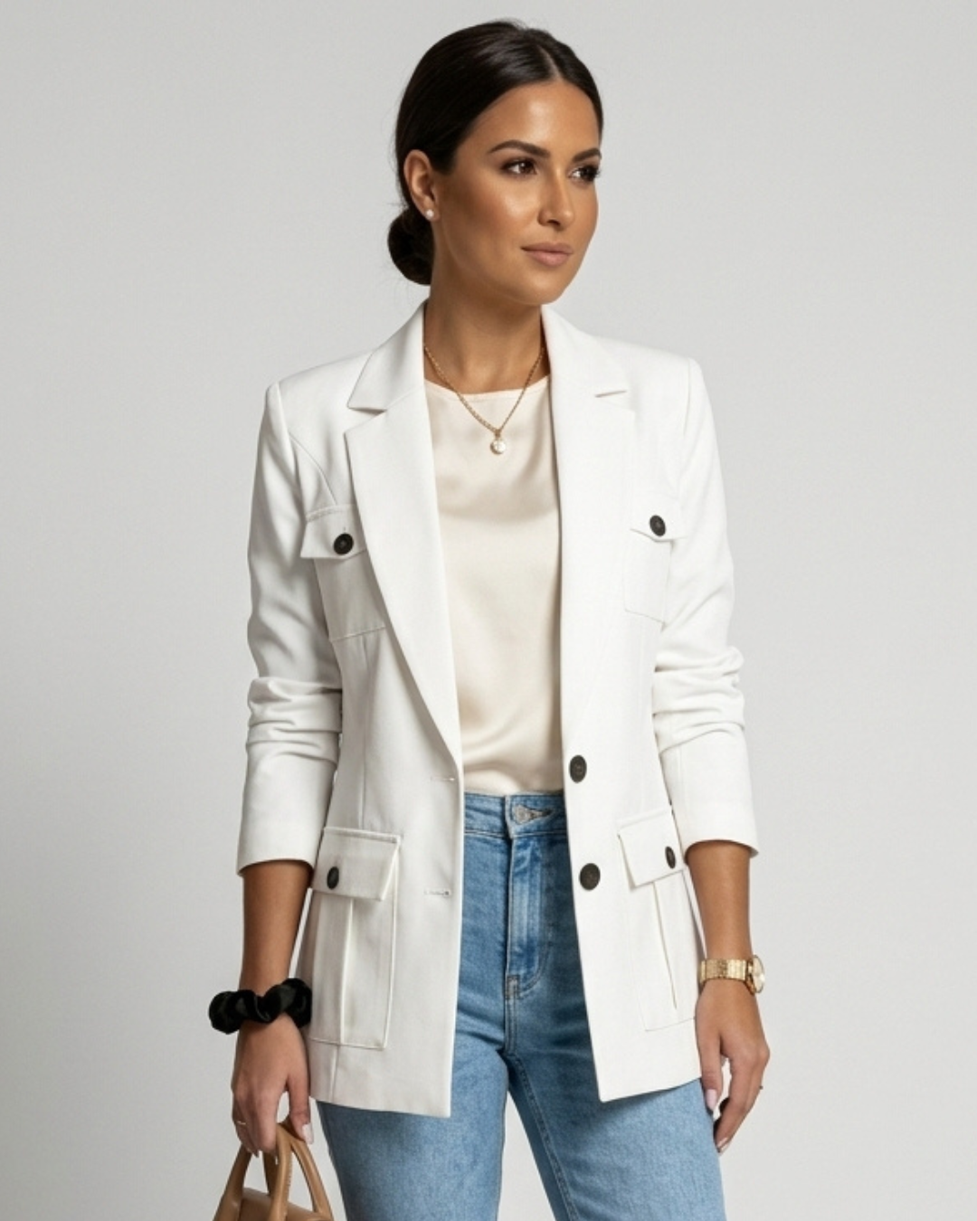 City Chic Utility Blazer