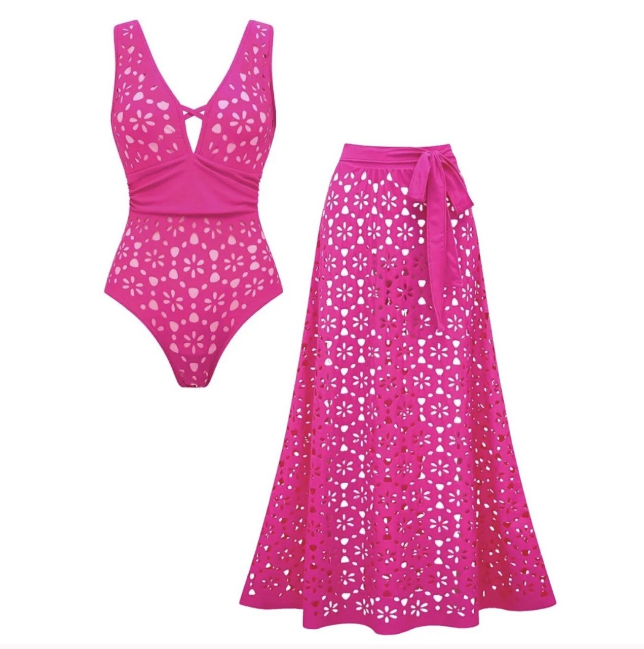 Flamingo Swimsuit Set
