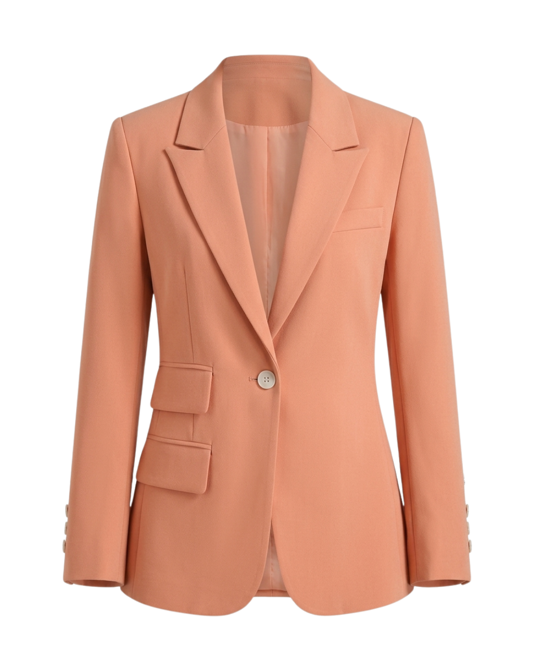 Blazer Single-Button Long Sleeve