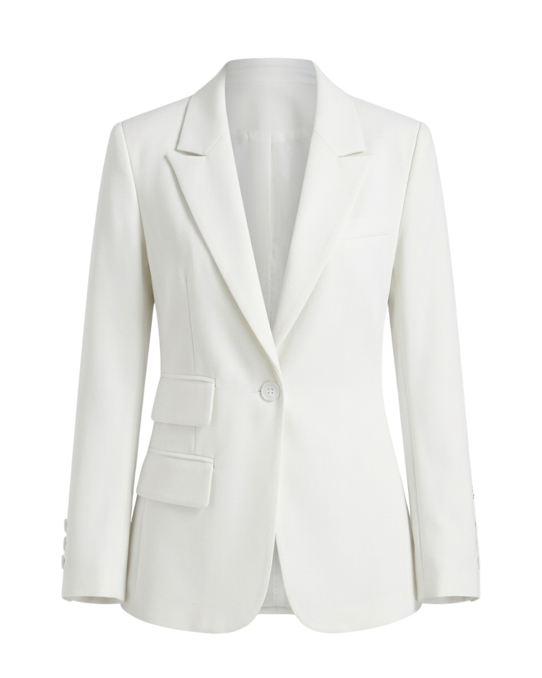 Blazer Single-Button Long Sleeve