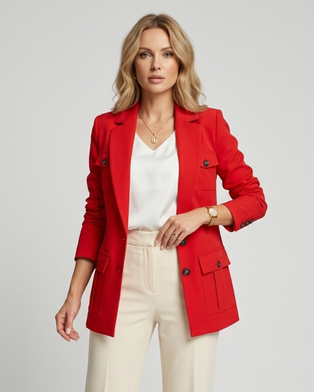 City Chic Utility Blazer