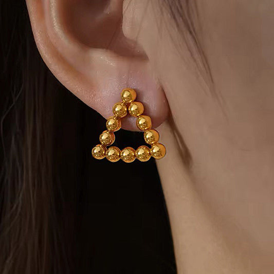 Small  Triangle Earrings