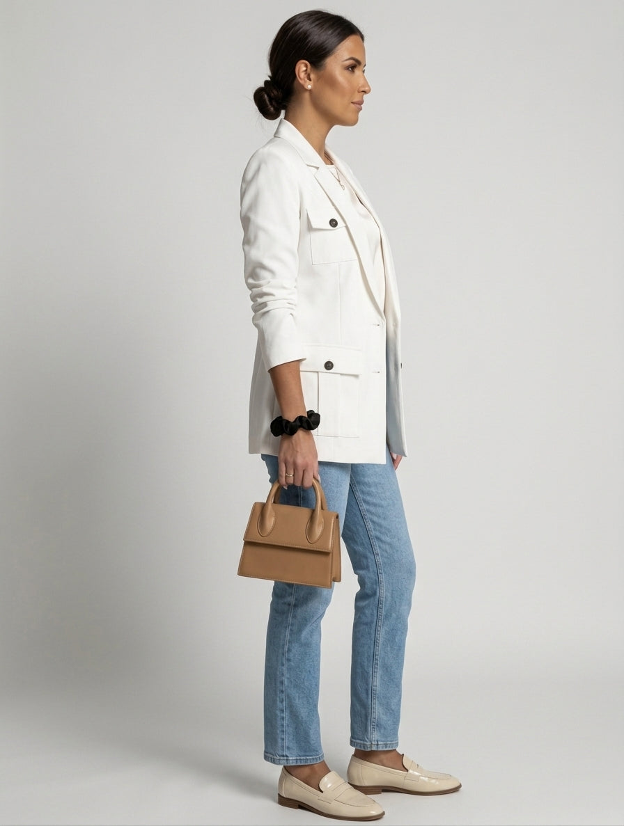City Chic Utility Blazer