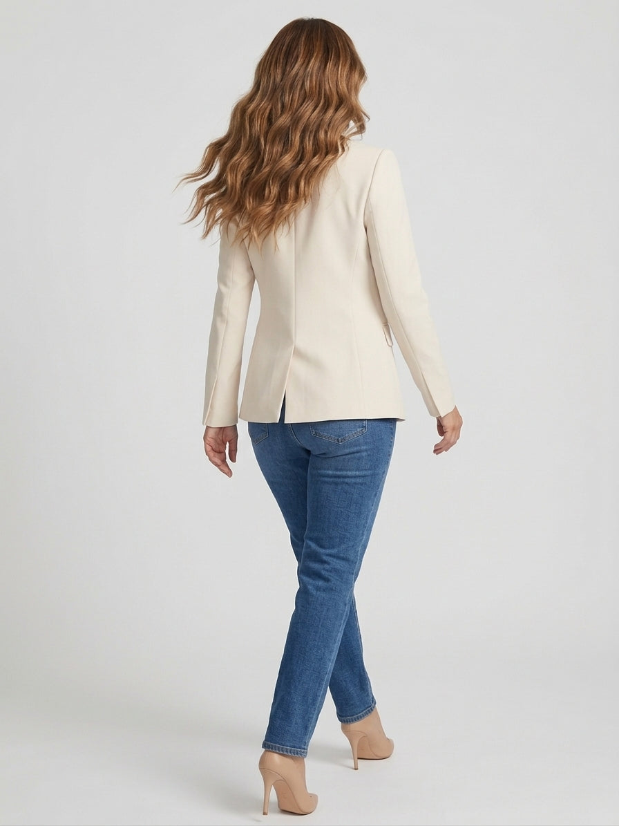 Blazer Single-Button Long Sleeve