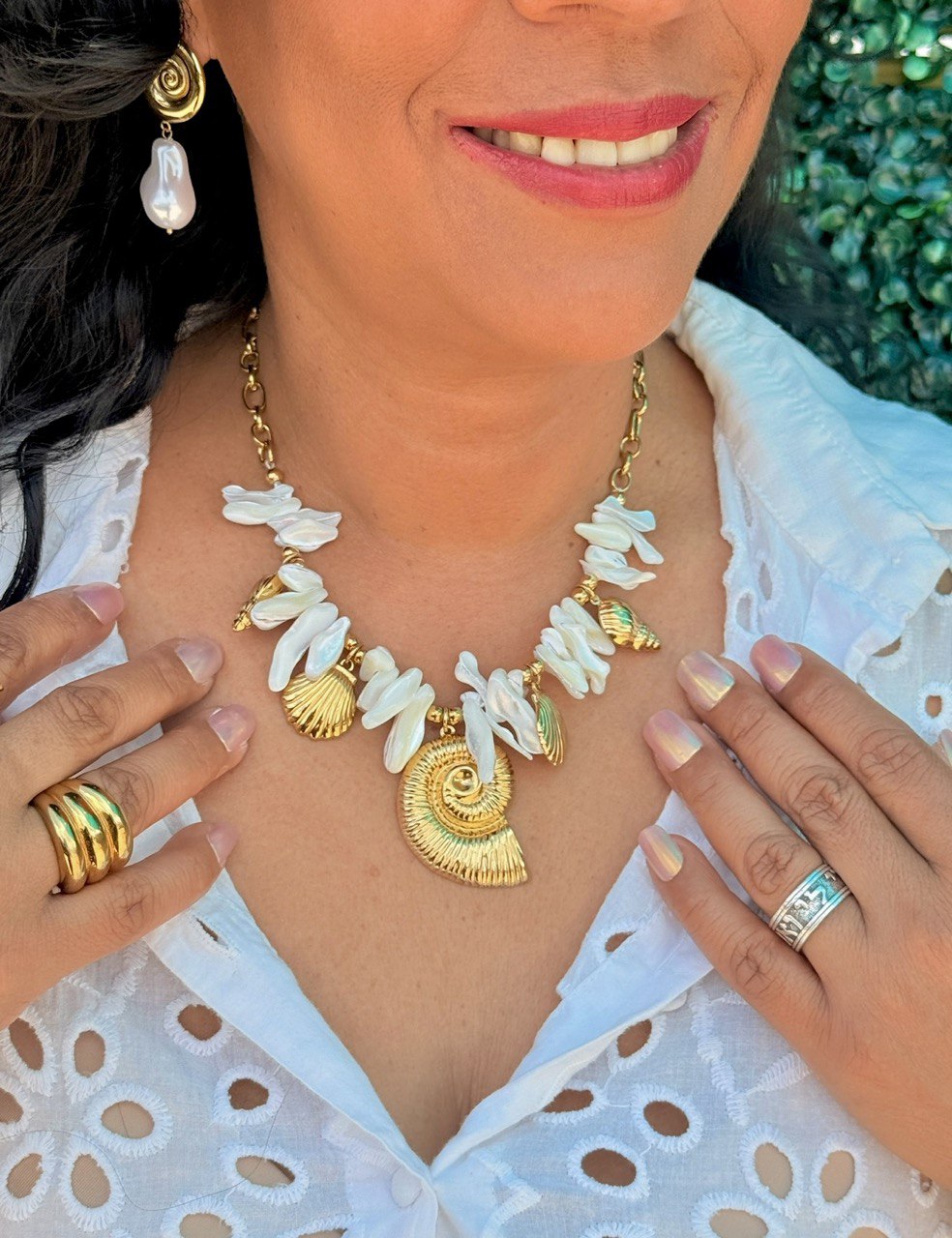 STARFISH DROP NECKLACE