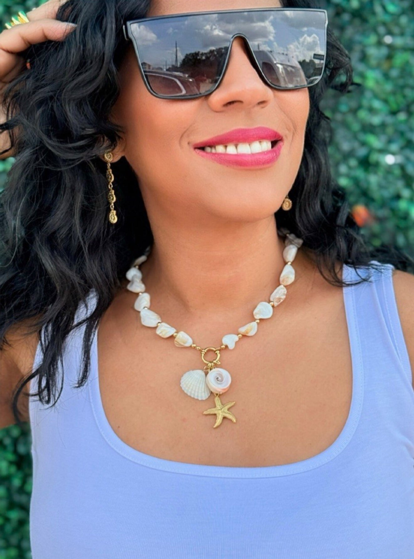 STARFISH DROP NECKLACE