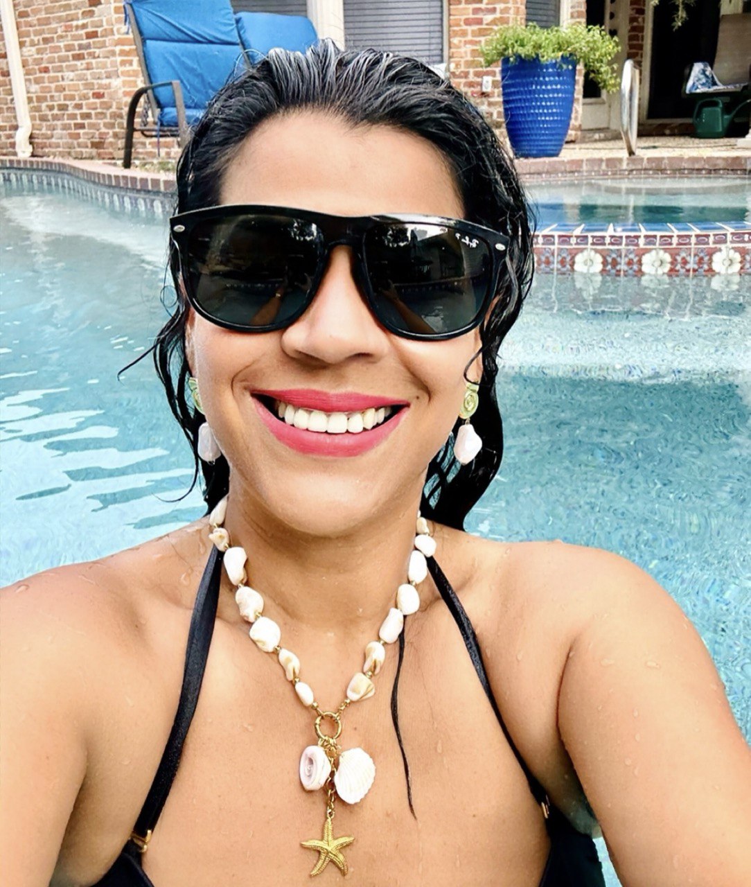 STARFISH DROP NECKLACE