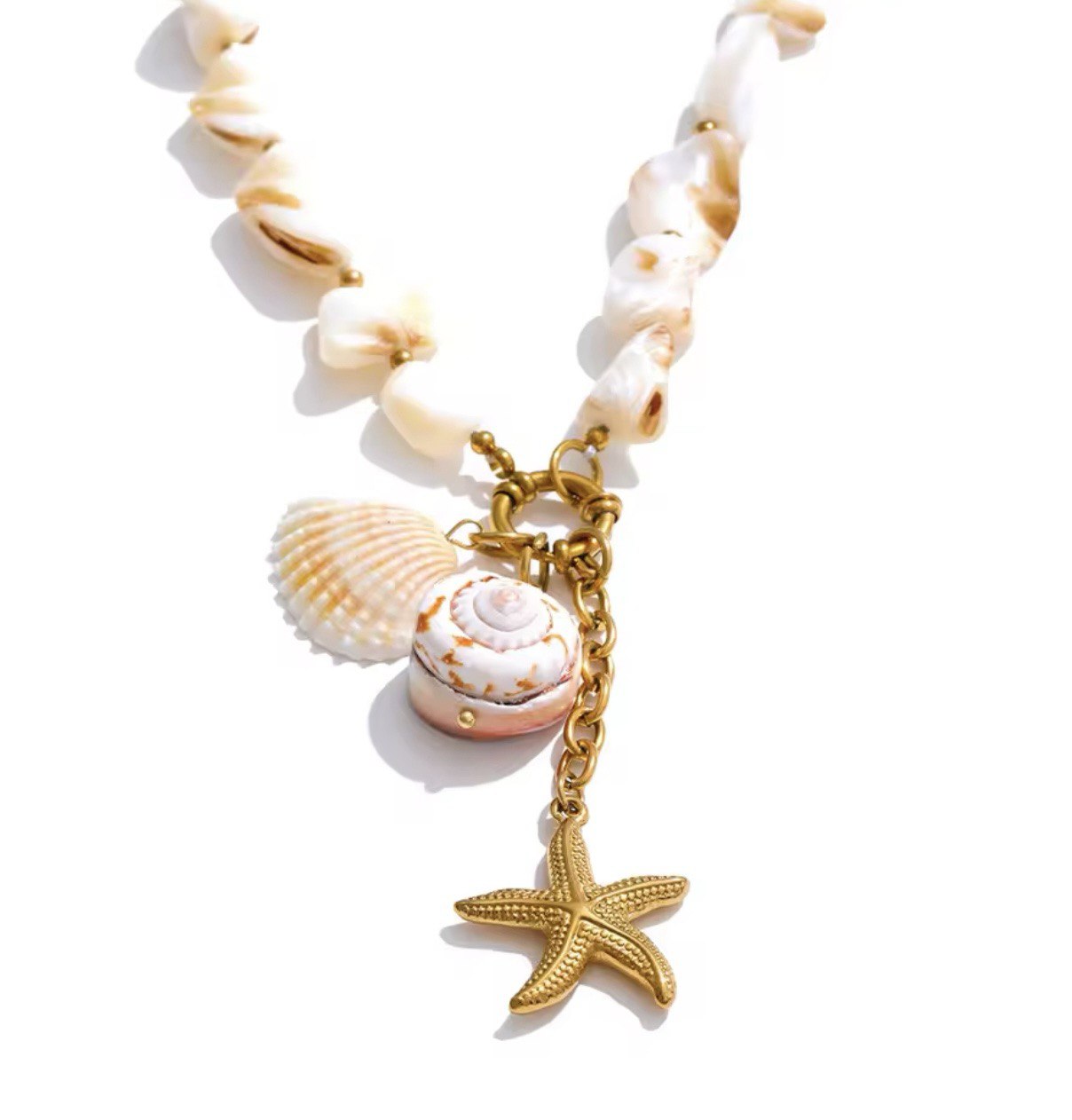 STARFISH DROP NECKLACE