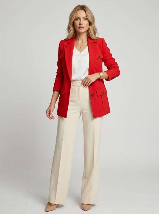 City Chic Utility Blazer