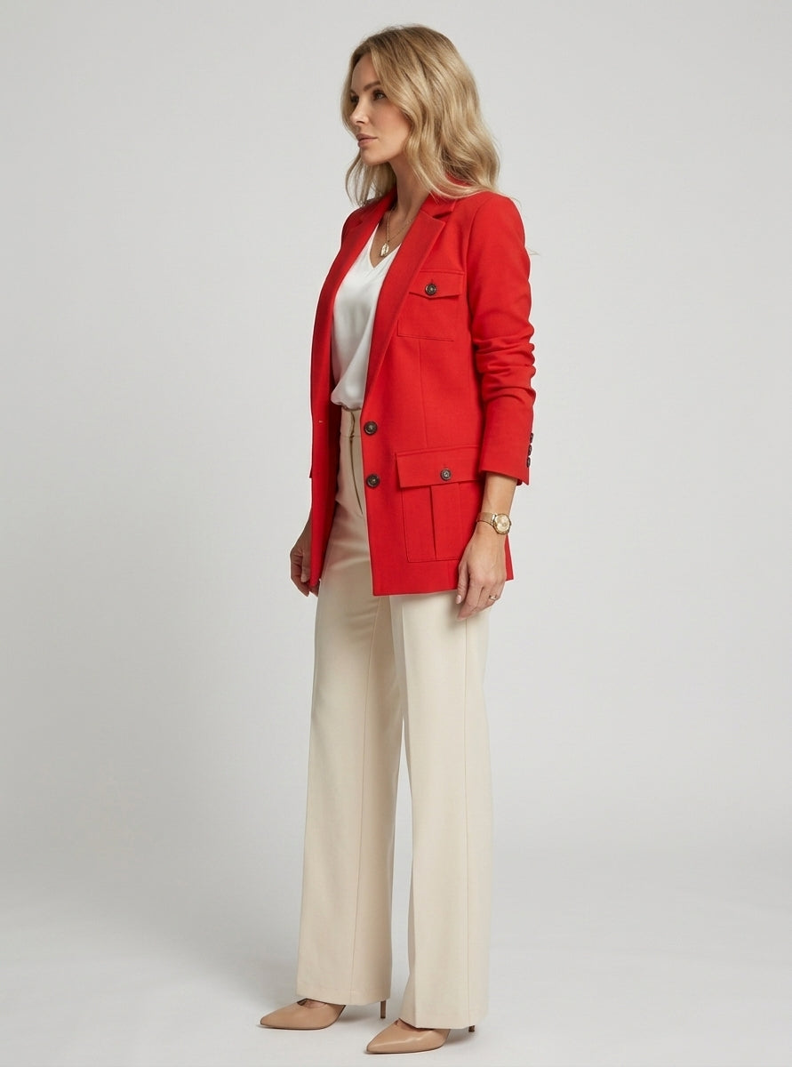 City Chic Utility Blazer