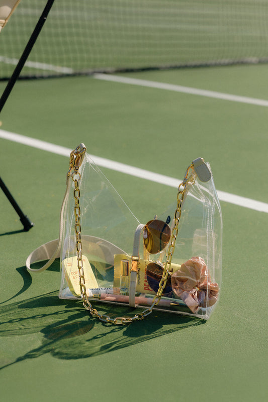 Cut-Out  Clear Crossbody