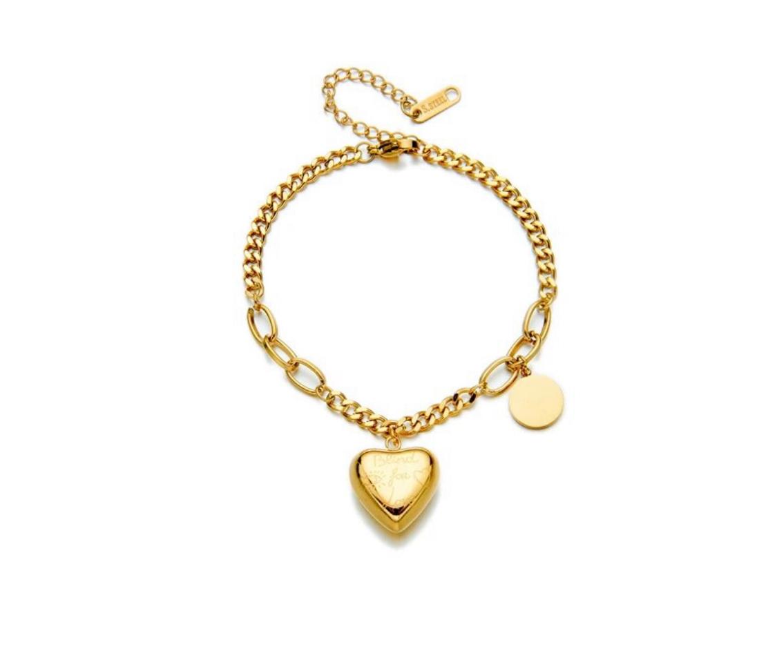 Love Heart Charm Bracelet