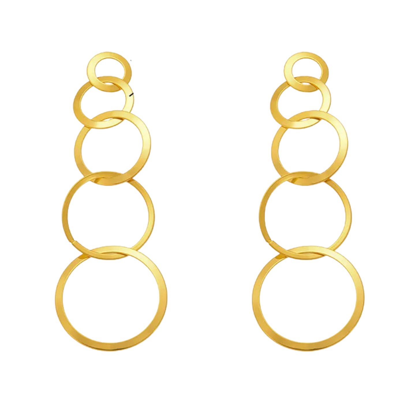 Round Chain Earrings