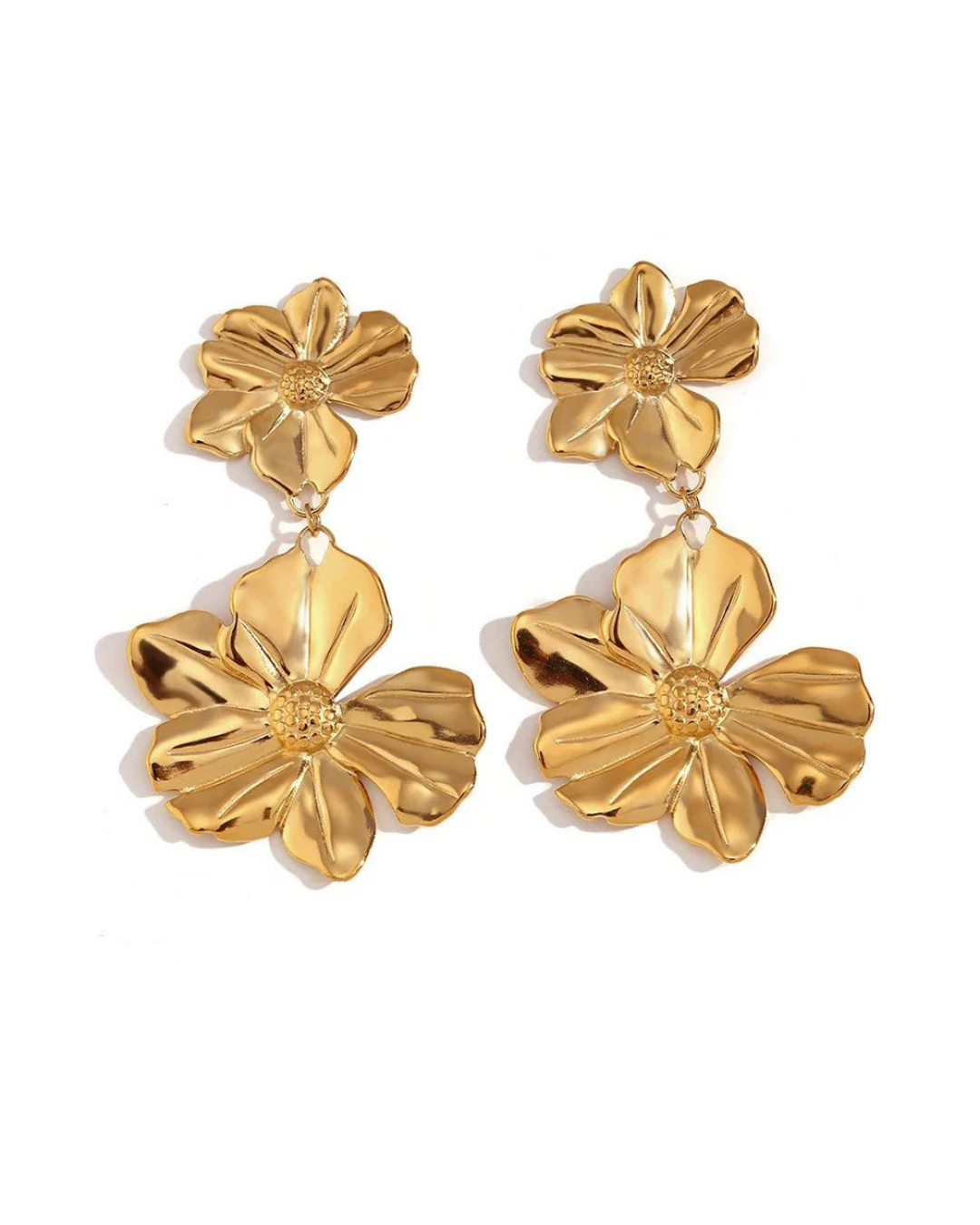 FLOWERS DOUBLE EARRINGS