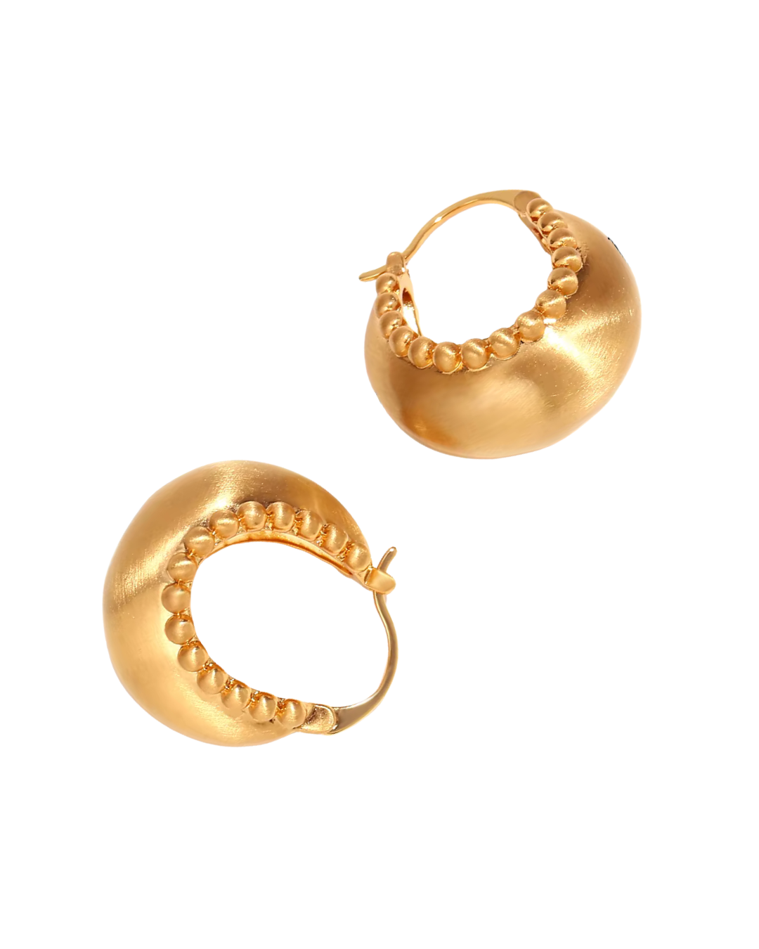 Mía Basket Hoop Earrings