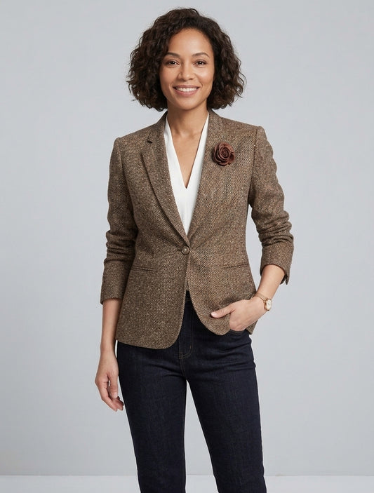 Timeless Rose Tailored Blazer