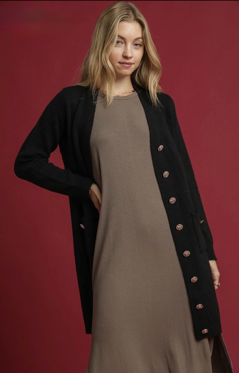 Cardigan Dress Sweater