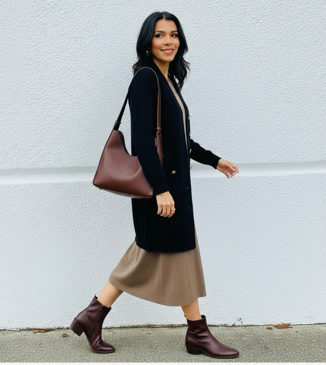 Cardigan Dress Sweater