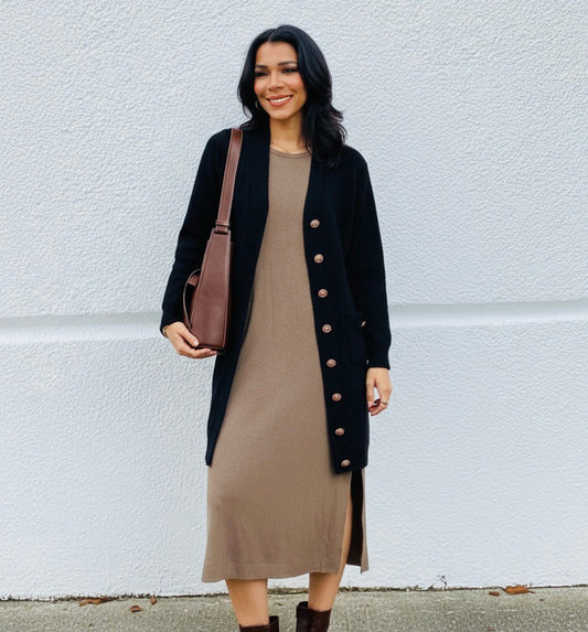 Cardigan Dress Sweater