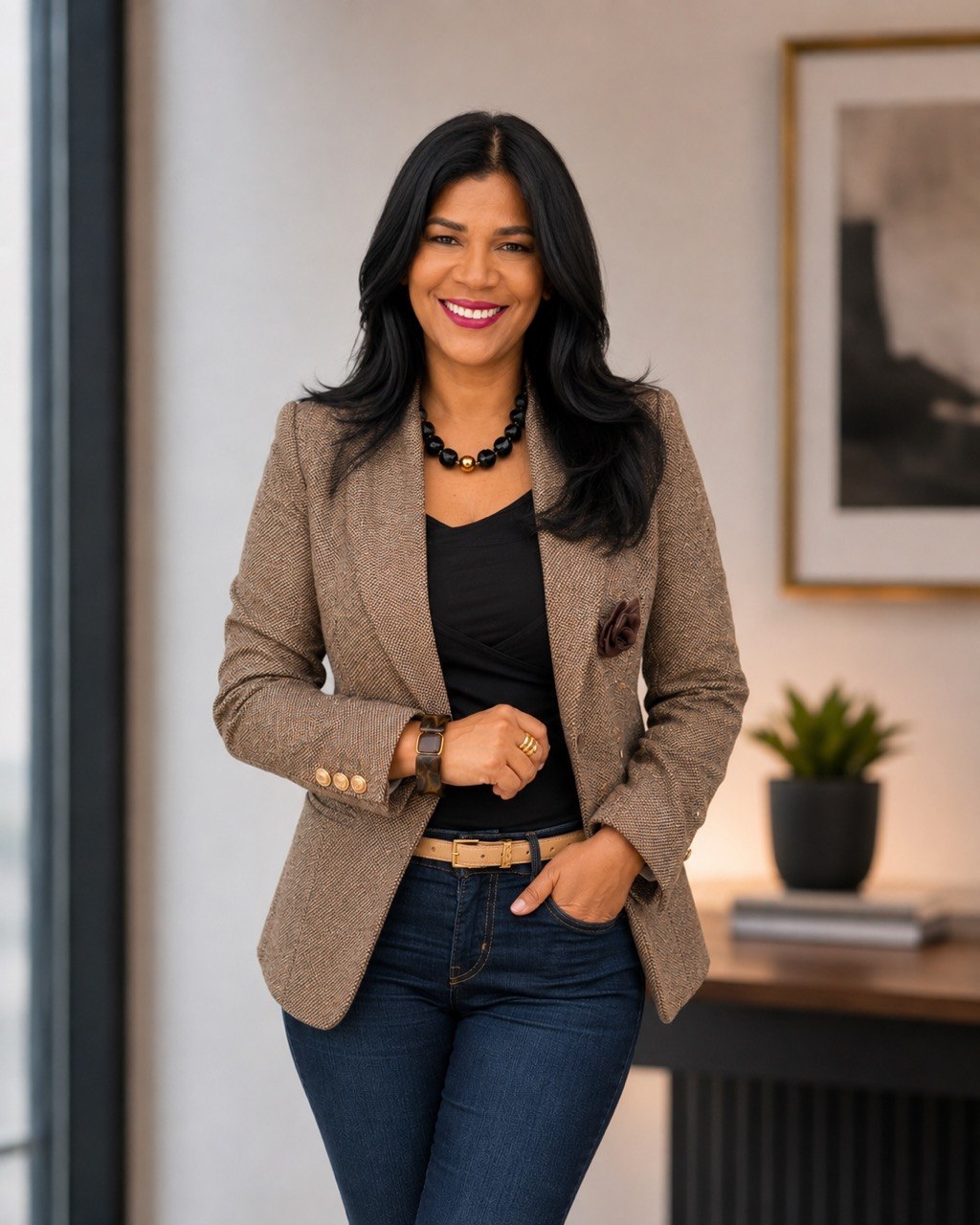 Timeless Rose Tailored Blazer