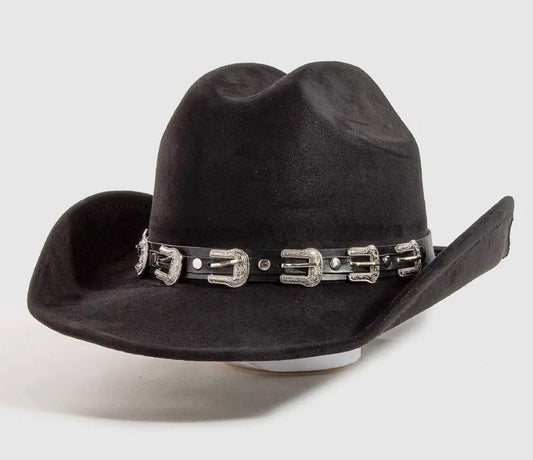 Belt Strap Cowgirl Hat