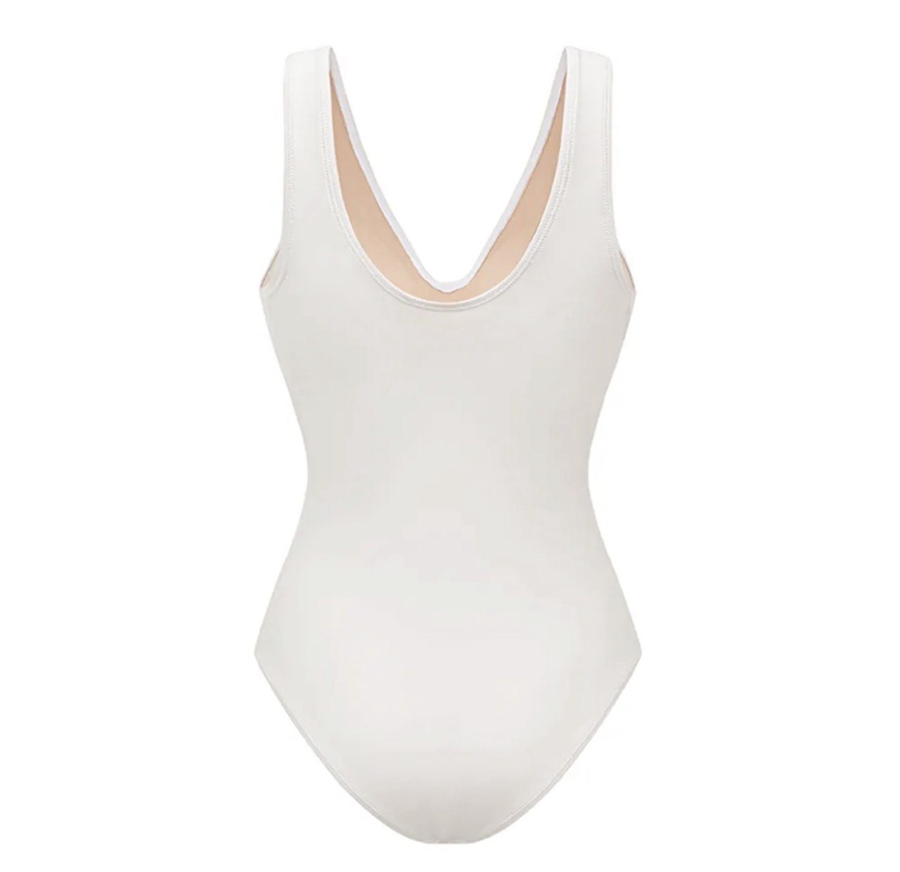 V Neck  Laser Cutting Flower One Piece Set