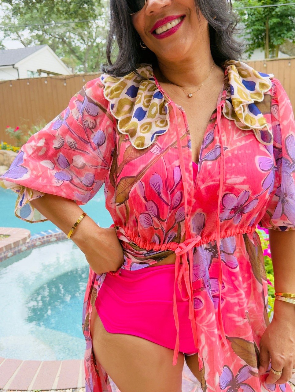 Floral Sheer Kimono
