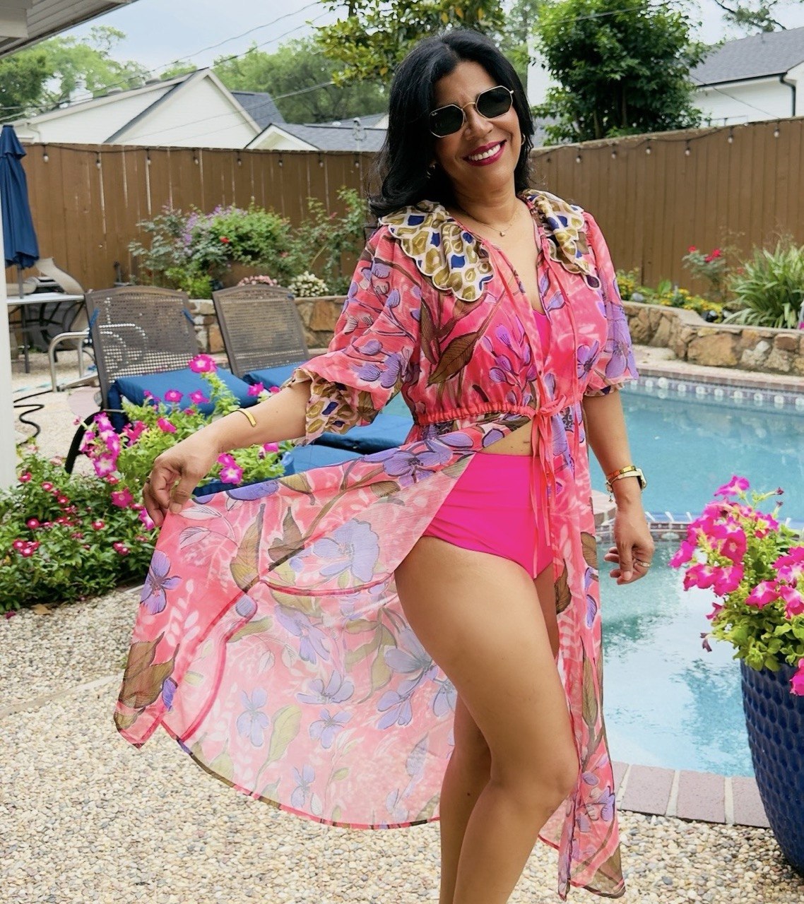 Floral Sheer Kimono