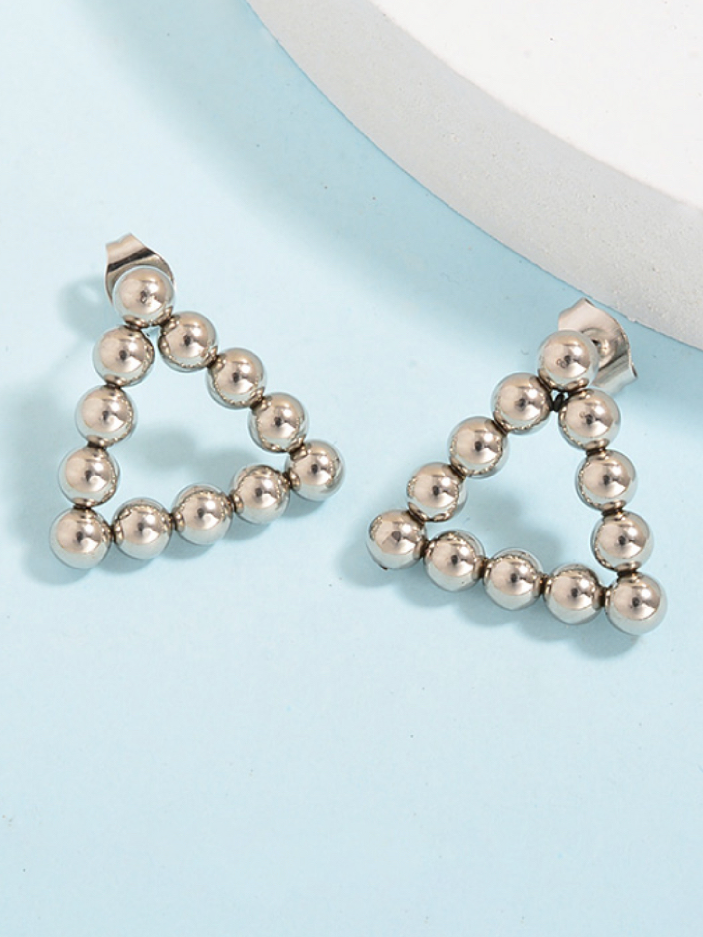 Triangle-Shaped Earrings