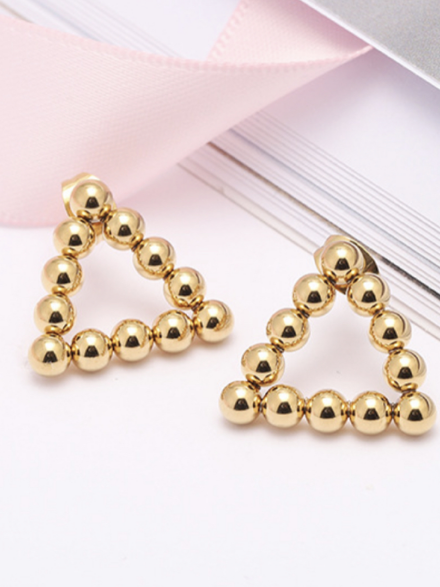 Triangle-Shaped Earrings